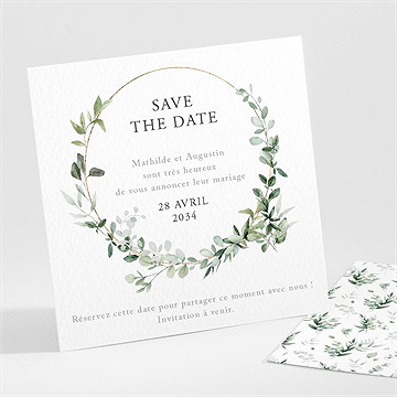 Save the Date mariage sacré