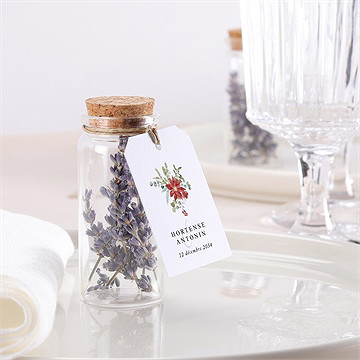 Mignonette mariage douce subtilité étiquette - Mise en situation