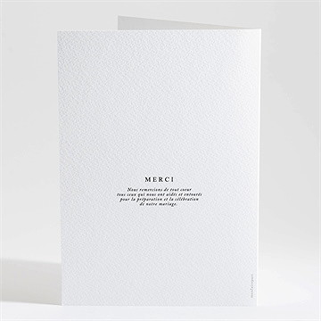 Livret de messe mariage douce subtilité - Dos du livret