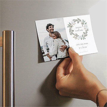 Save the Date mariage c'est noël ! - Mise en situation