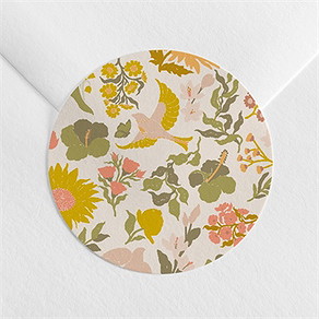 Sticker mariage hippie chic
