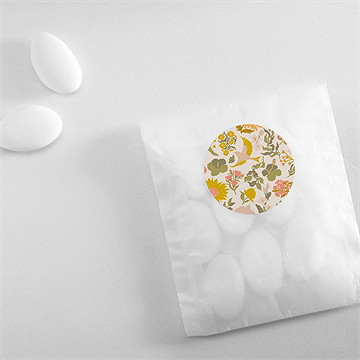 Sticker mariage hippie chic - Mise en situation