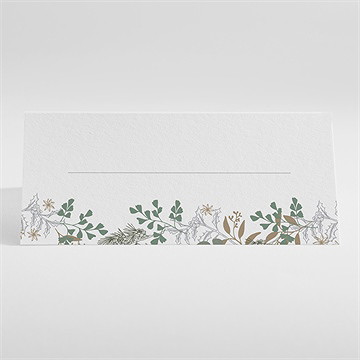 Marque-place mariage c'est noël ! - Dos du marque-place