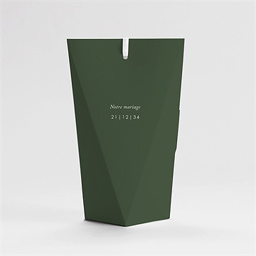 Boîte de dragées mariage c'est noël ! étui - Dos de la boîte