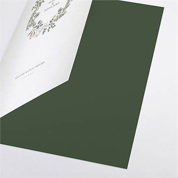 Livret de messe mariage c'est noël ! - Détail du livret