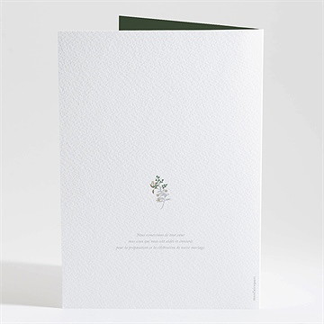 Livret de messe mariage c'est noël ! - Dos du livret