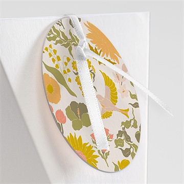 Boîte de dragées mariage hippie chic étui - Détail de la boîte