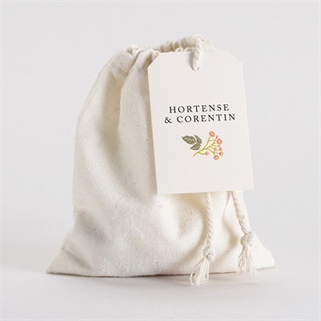 Pochon mariage  hippie chic