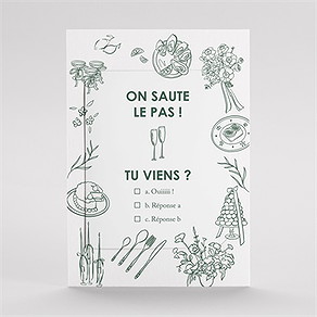 Faire-part mariage pas le choix