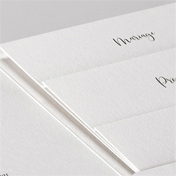 Faire-part mariage jolie devinette - Détail du faire-part