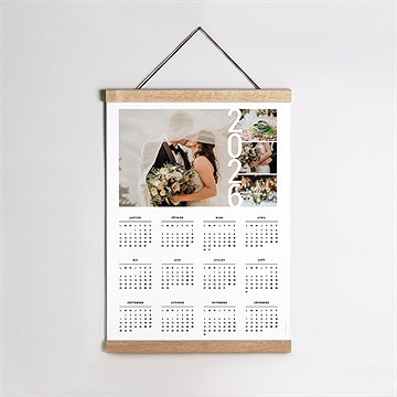 Calendrier affiche - Mise en situation