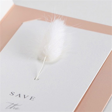 Faire-part mariage bel éclat - Vue zoomée