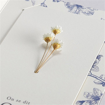 Faire-part mariage exotique - Vue zoomée