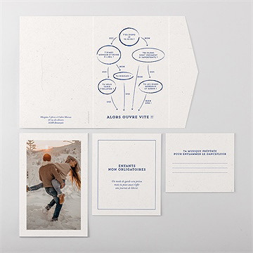 Faire-part mariage allez viens ! - Vue ensemble extérieur