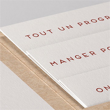 Faire-part mariage champagne - Détail du faire-part