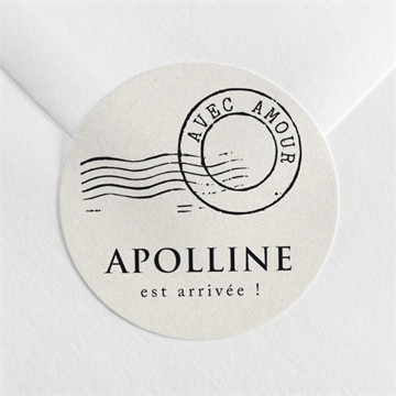 Sticker naissance télégramme picto