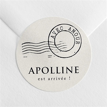 Sticker naissance télégramme picto