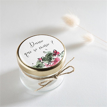 Sticker mariage jolie devinette - Mise en situation