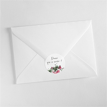 Sticker mariage jolie devinette - Mise en situation
