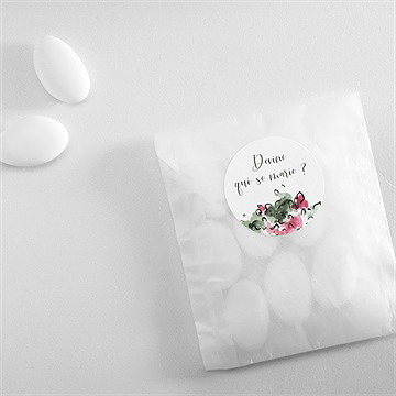 Sticker mariage jolie devinette - Mise en situation