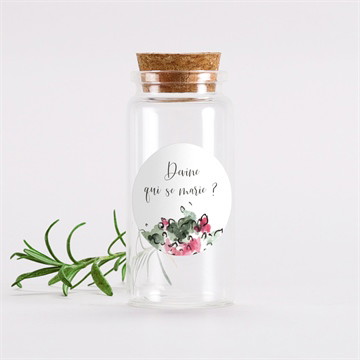 Mignonette mariage jolie devinette pochette duo