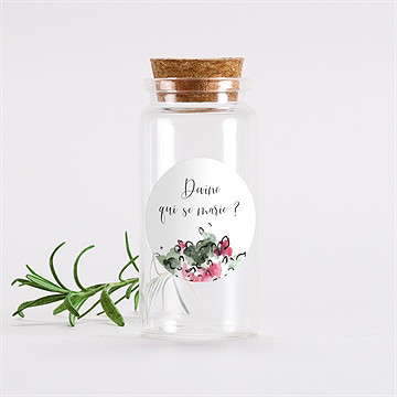 Mignonette mariage jolie devinette sticker