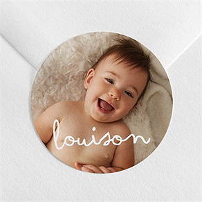 Sticker naissance grand bonheur