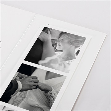 Remerciement mariage coeurs - Détail du faire-part