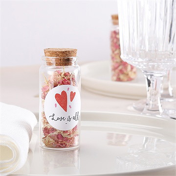 Mignonette mariage coeurs sticker - Mise en situation