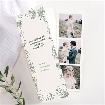 Remerciement mariage pas le choix