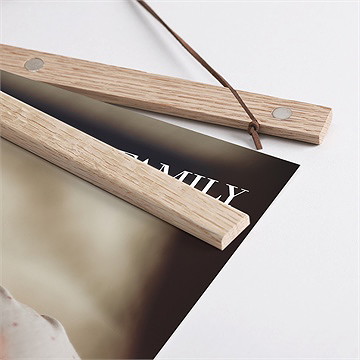 Calendrier famille - Détail des supports en bois