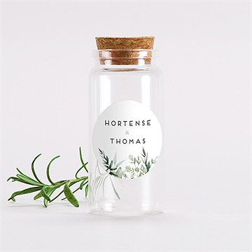 Mignonette mariage amour elegant sticker