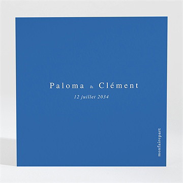 Carton réponse mariage dolce vita - Dos du carton