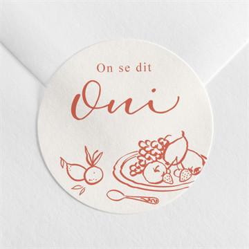 Sticker mariage a l'italienne