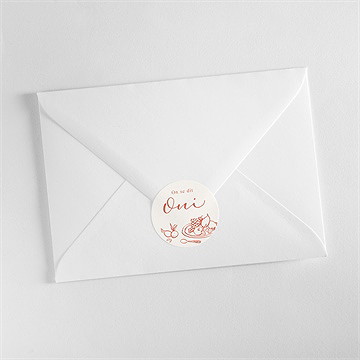 Sticker mariage a l'italienne - Mise en situation