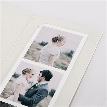 Remerciement mariage dolce vita - Détail du faire-part