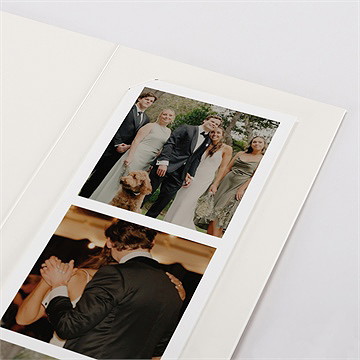 Remerciement mariage a l'italienne - Détail du faire-part