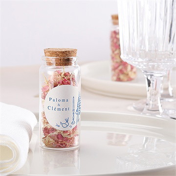 Mignonette mariage dolce vita sticker - Mise en situation