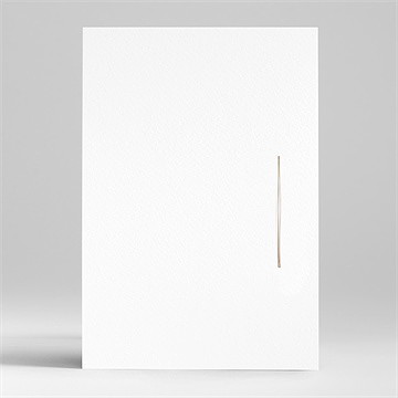 Faire-part mariage création portrait fleur séchée - Dos du faire-part