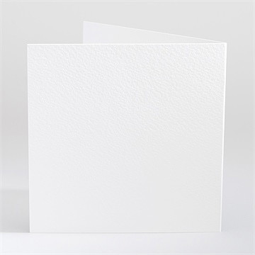 Faire-part mariage création pliée fleur séchée - Dos du faire-part