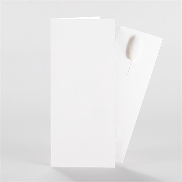 Faire-part mariage créa photomaton fleur séchée - Vue faire-part avant