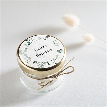 Sticker mariage végétal - Mise en situation