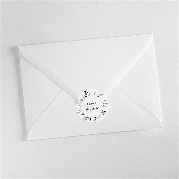 Sticker mariage végétal - Mise en situation