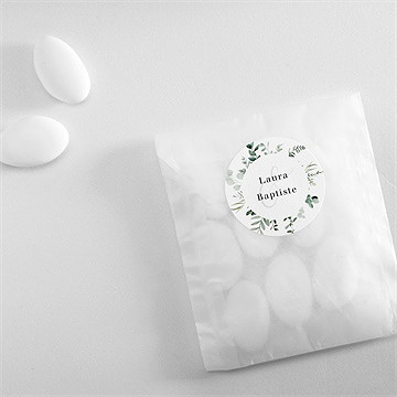 Sticker mariage végétal - Mise en situation