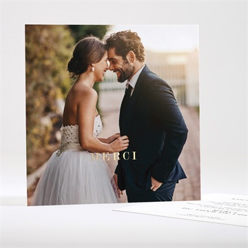 Remerciement mariage bel éclat