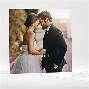 Remerciement mariage bel éclat