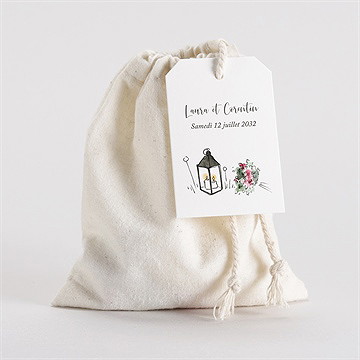 Pochon mariage  jolie devinette