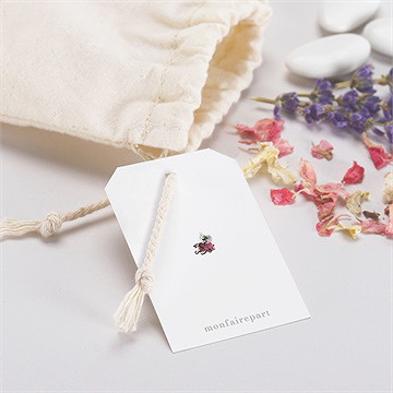 Pochon mariage  jolie devinette - Mise en situation