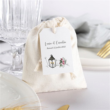 Pochon mariage  jolie devinette - Mise en situation