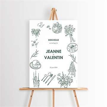 Panneau bienvenue pas le choix - Mise en situation